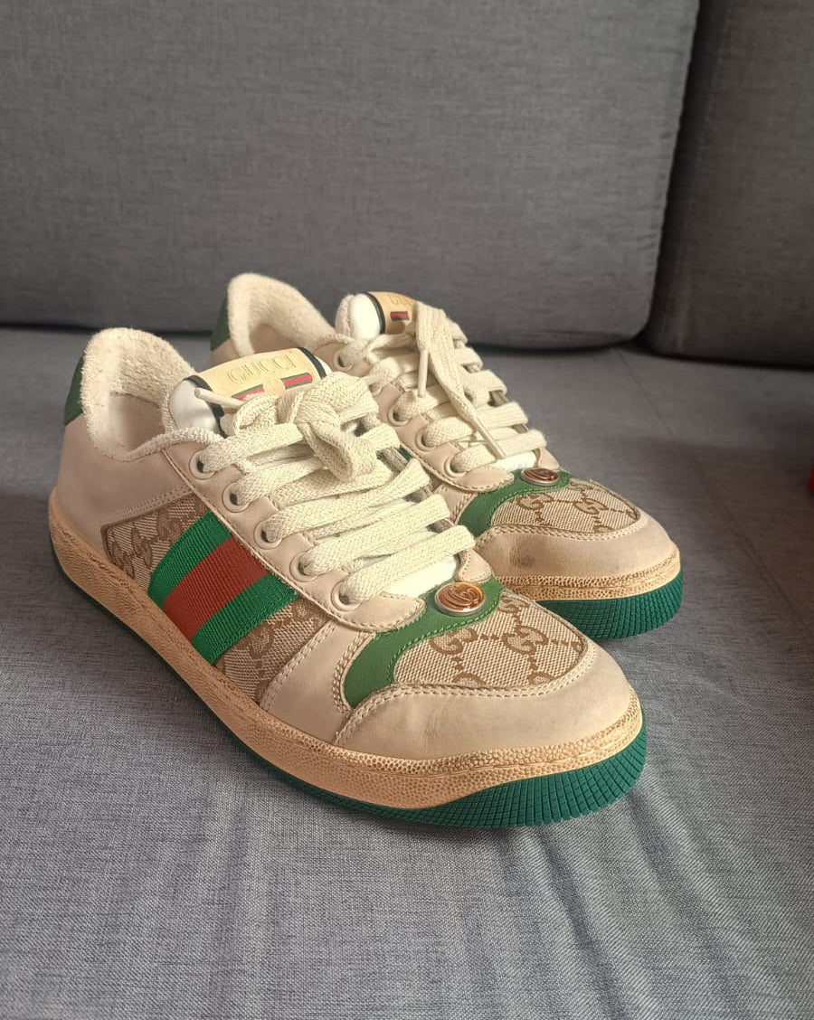 Tênis Gucci Screener com cadarço