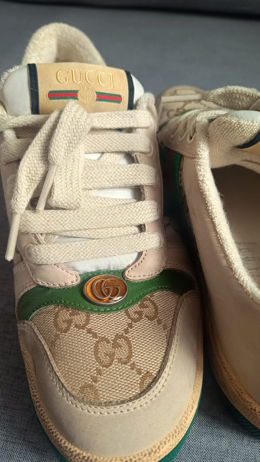 Tênis Gucci Screener com cadarço