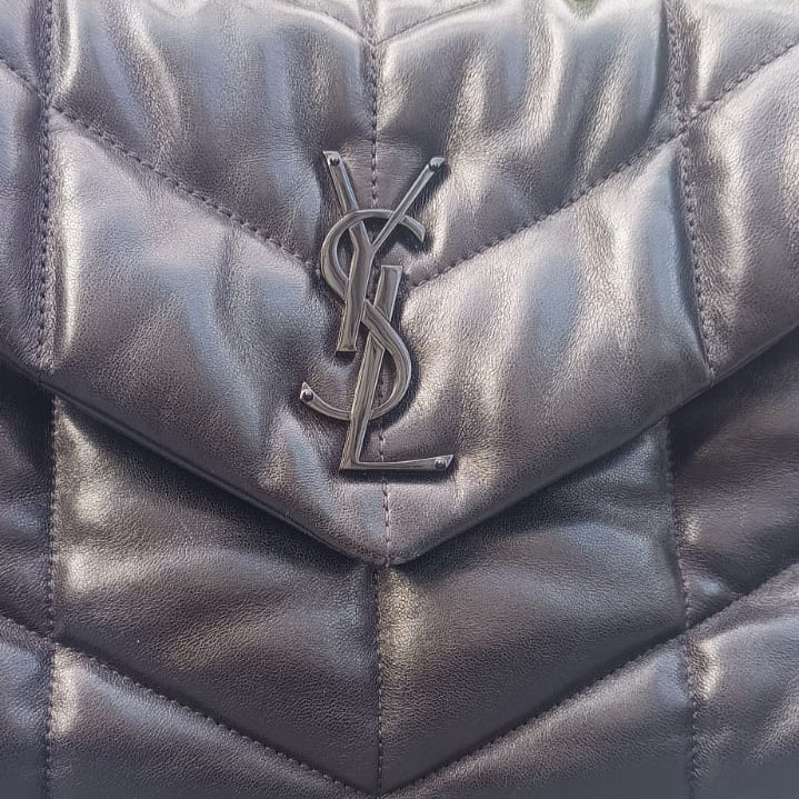 Bolsa YSL LouLou Puffer All Black Small