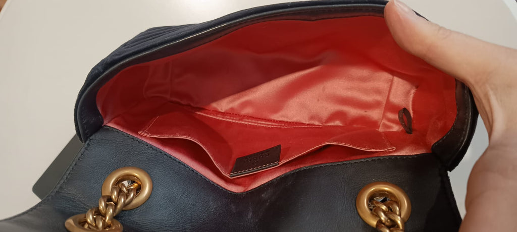 Bolsa Gucci GG Marmont Velvet Small