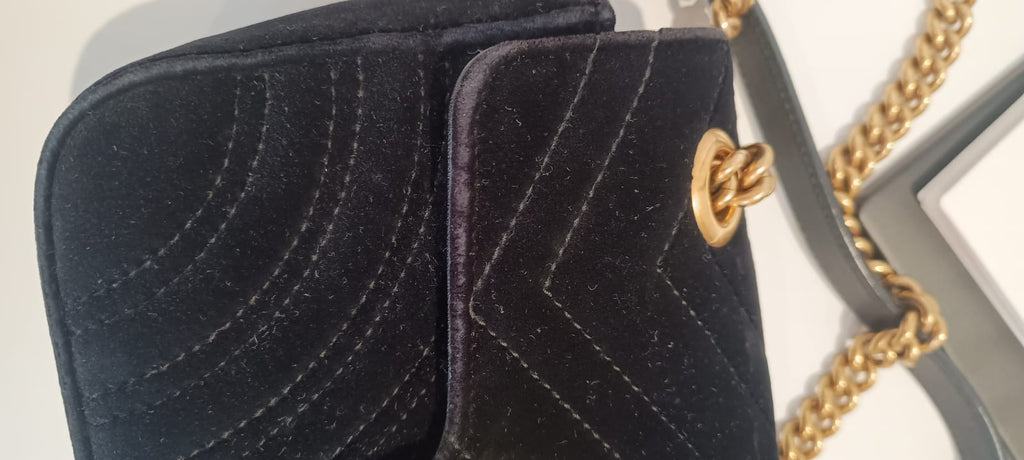 Bolsa Gucci GG Marmont Velvet Small