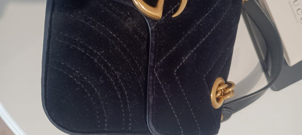 Bolsa Gucci GG Marmont Velvet Small