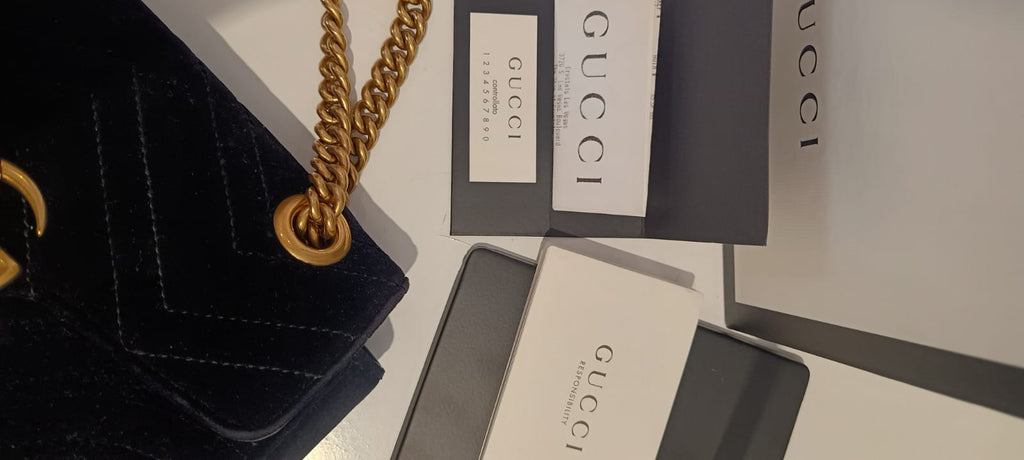 Bolsa Gucci GG Marmont Velvet Small