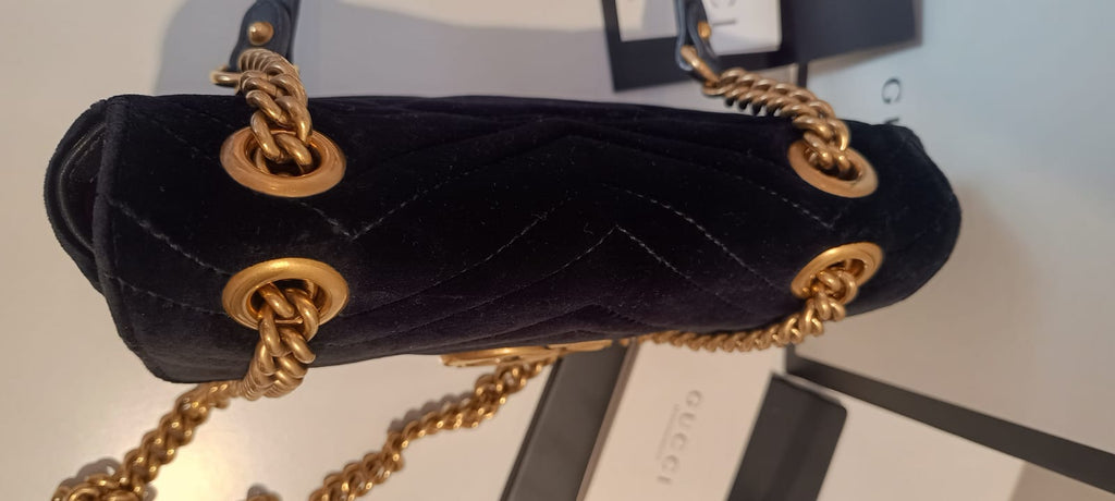 Bolsa Gucci GG Marmont Velvet Small