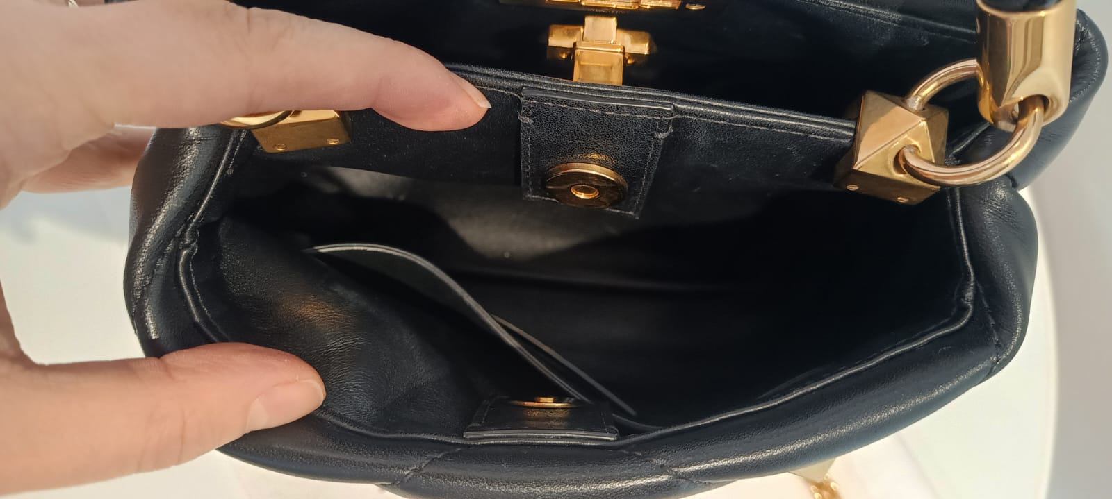 Bolsa Valetino Roman Stud Top Handle Small