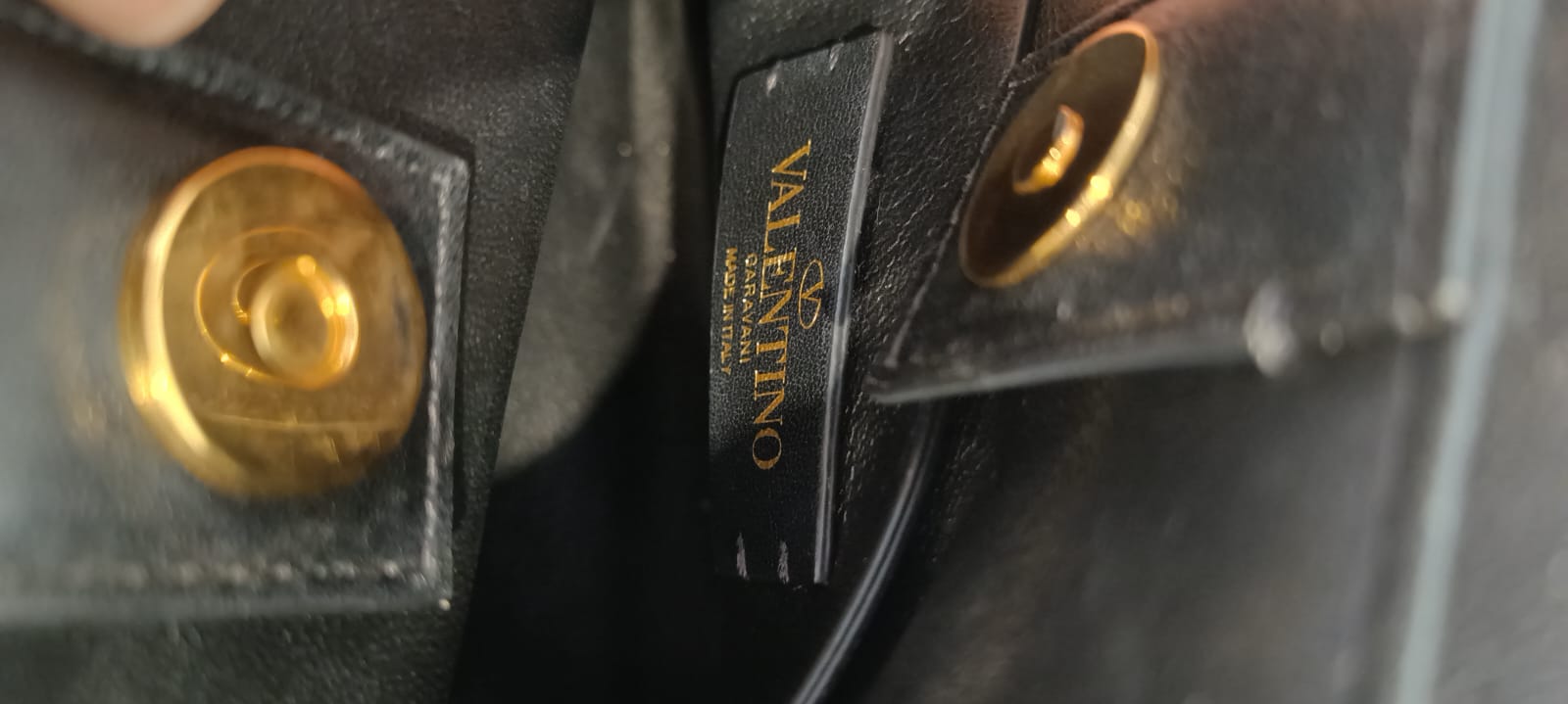 Bolsa Valetino Roman Stud Top Handle Small