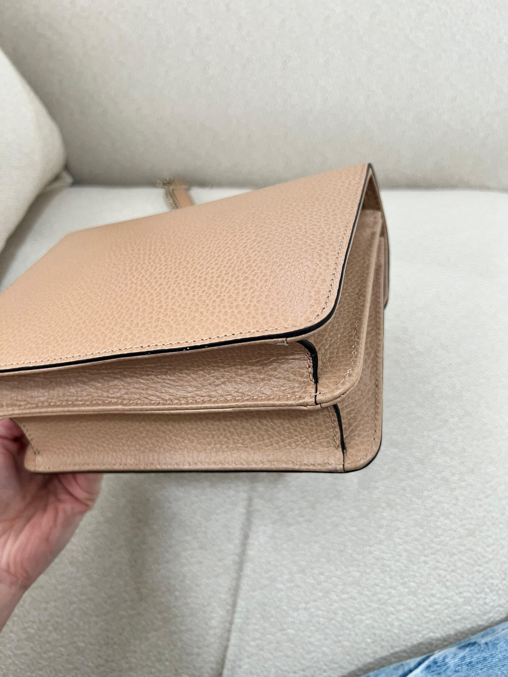 Bolsa Gucci Interlocking G Dollar Bege