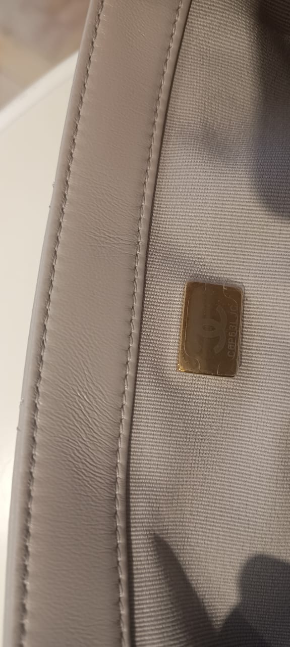 Bolsa Chanel Clássica mini cinza