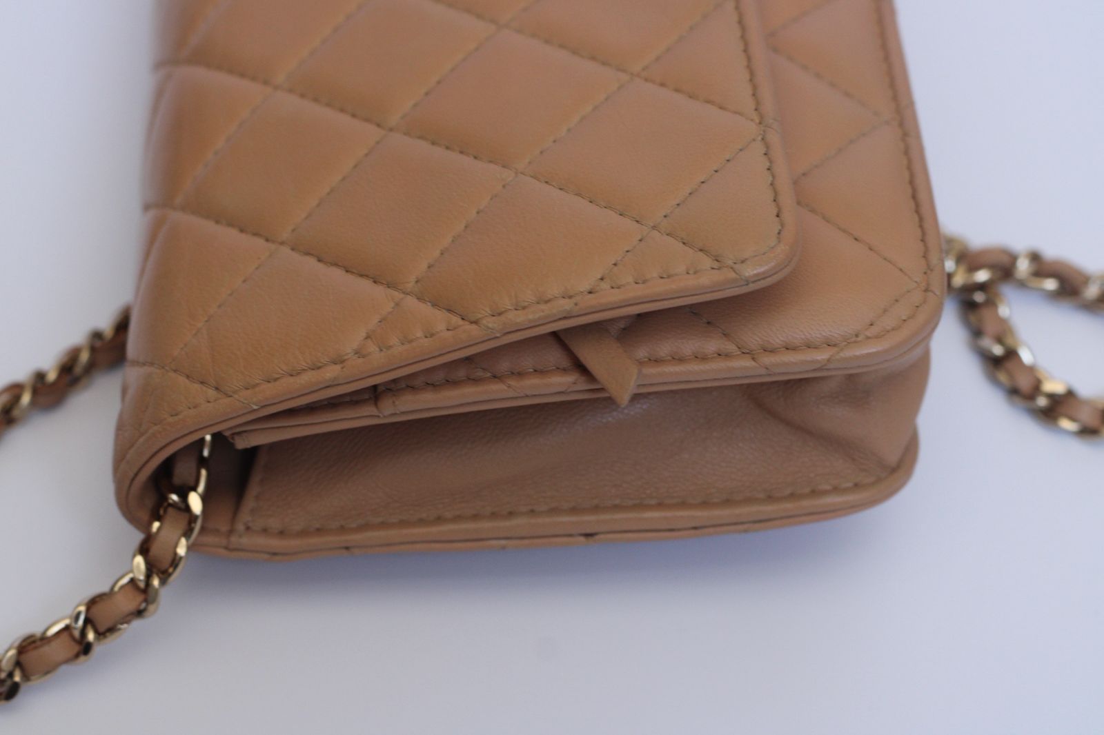 Bolsa Chanel WOC Dark Beige