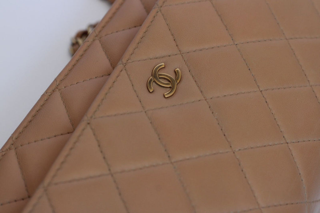 Bolsa Chanel WOC Dark Beige