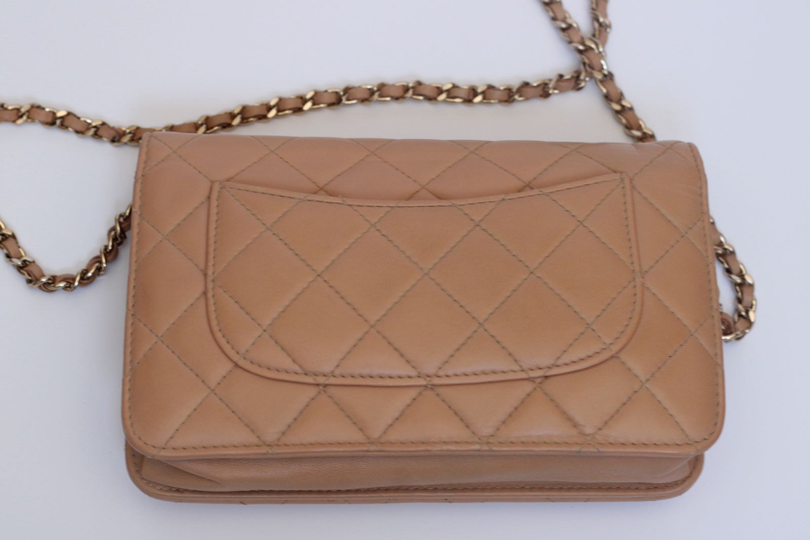 Bolsa Chanel WOC Dark Beige