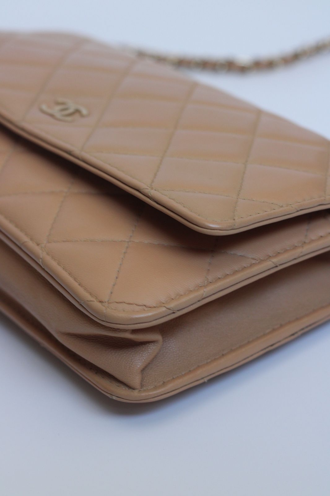 Bolsa Chanel WOC Dark Beige