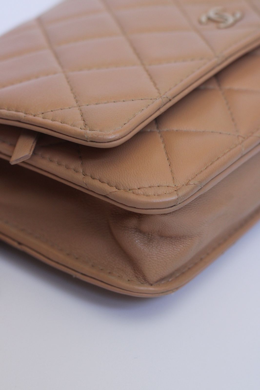 Bolsa Chanel WOC Dark Beige