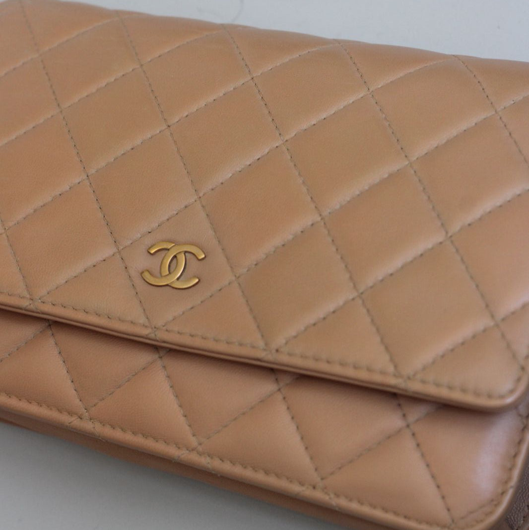 Bolsa Chanel WOC Dark Beige