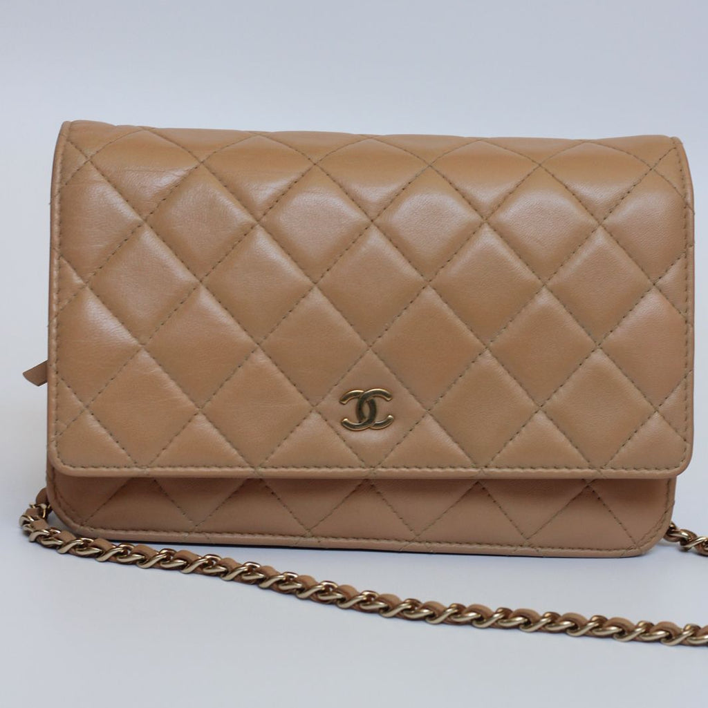 Bolsa Chanel WOC Dark Beige
