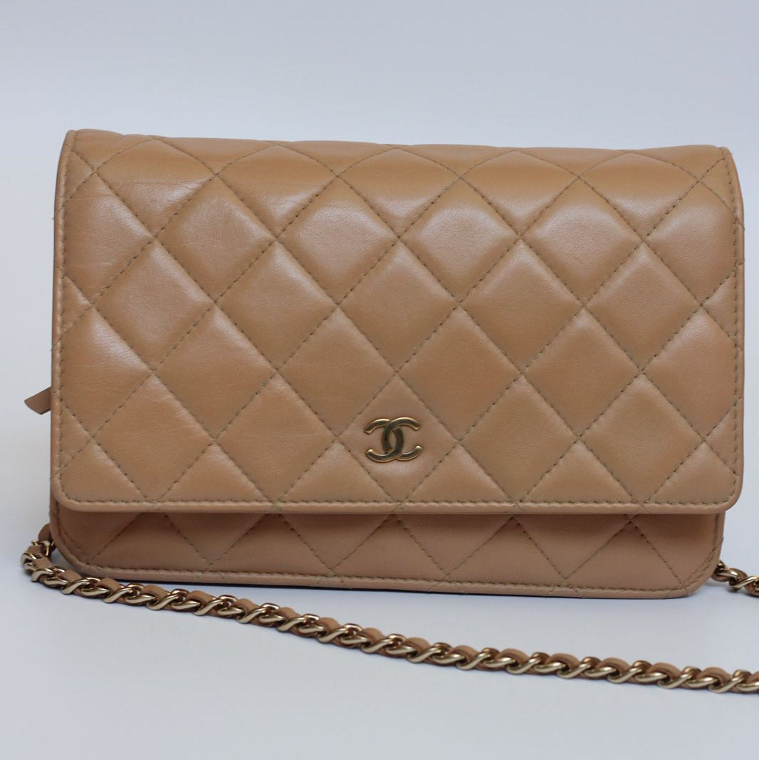 Bolsa Chanel WOC Dark Beige
