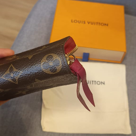 Porta Cartões Louis Vuitton com zíper