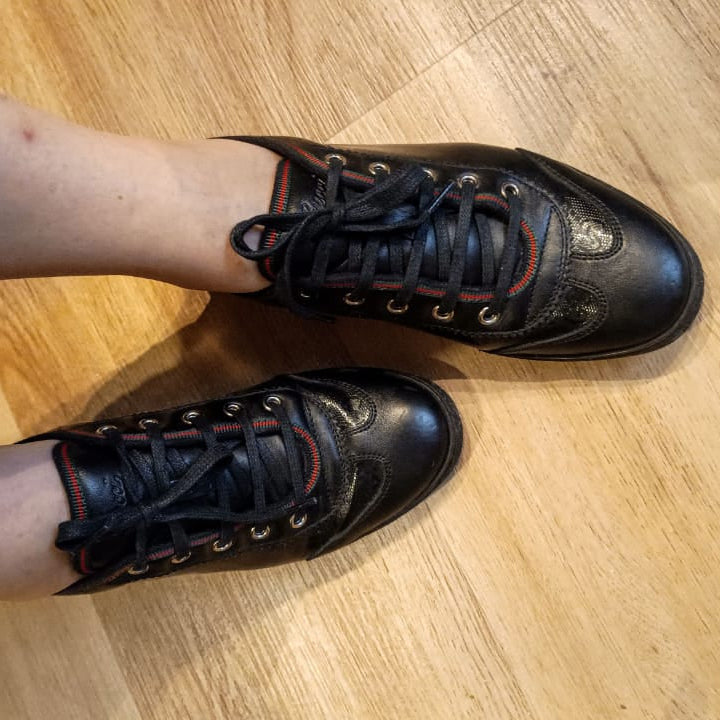 Tênis Gucci GG Web Imprint preto