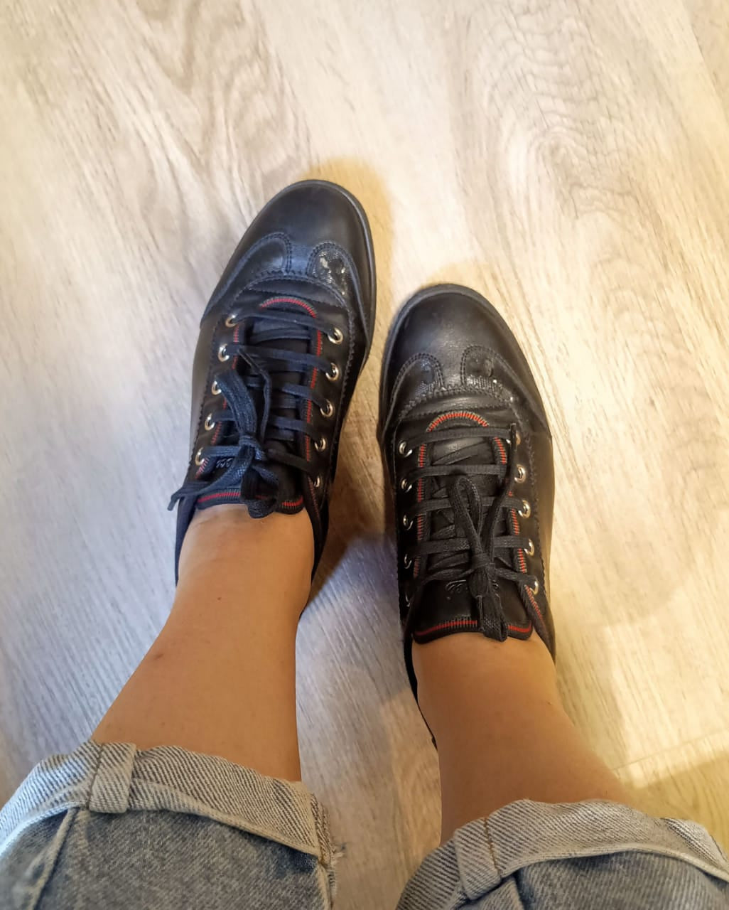 Tênis Gucci GG Web Imprint preto