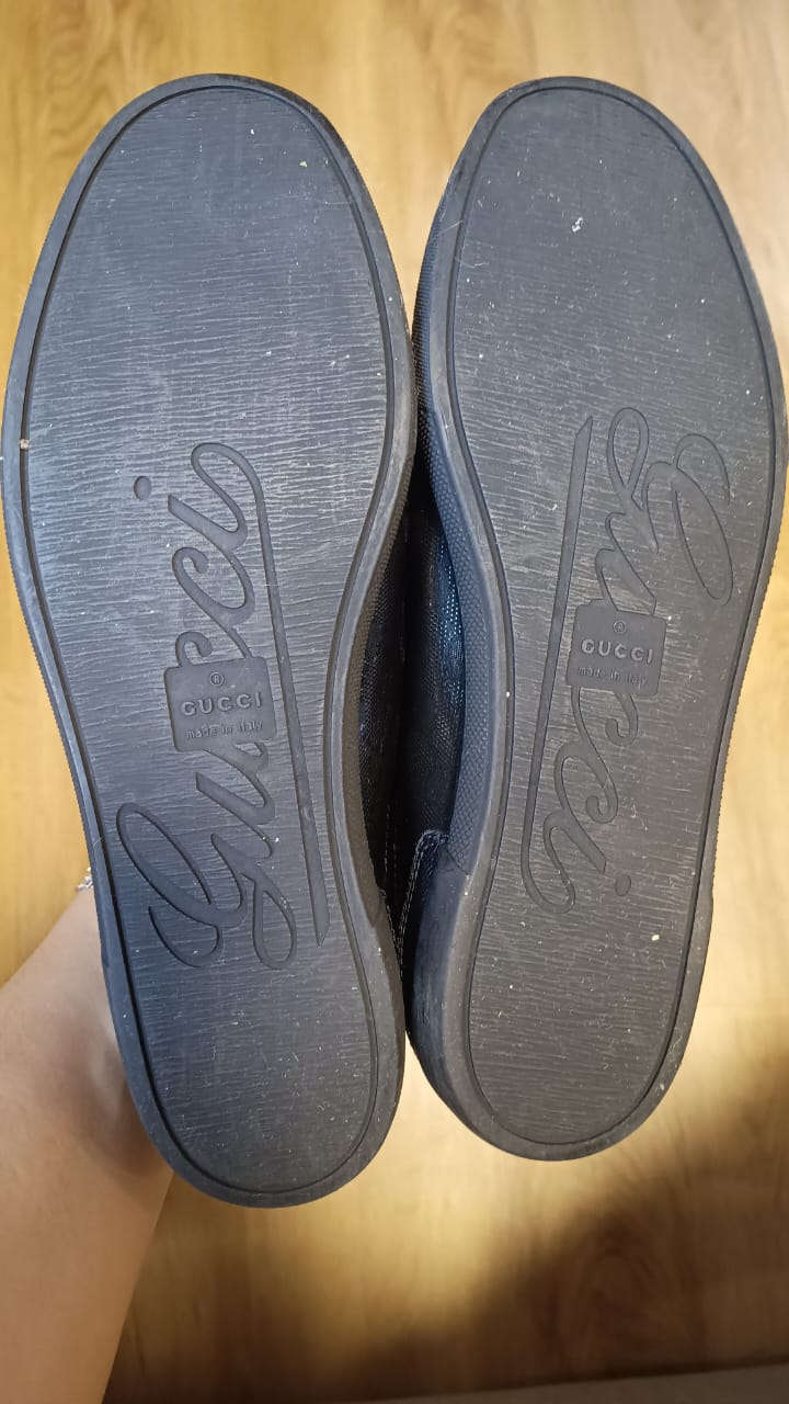 Tênis Gucci GG Web Imprint preto