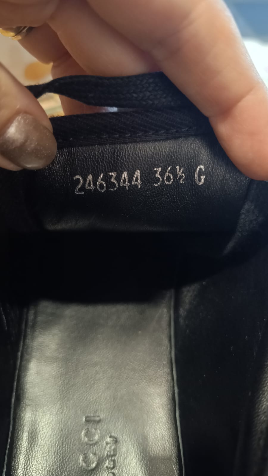 Tênis Gucci GG Web Imprint preto