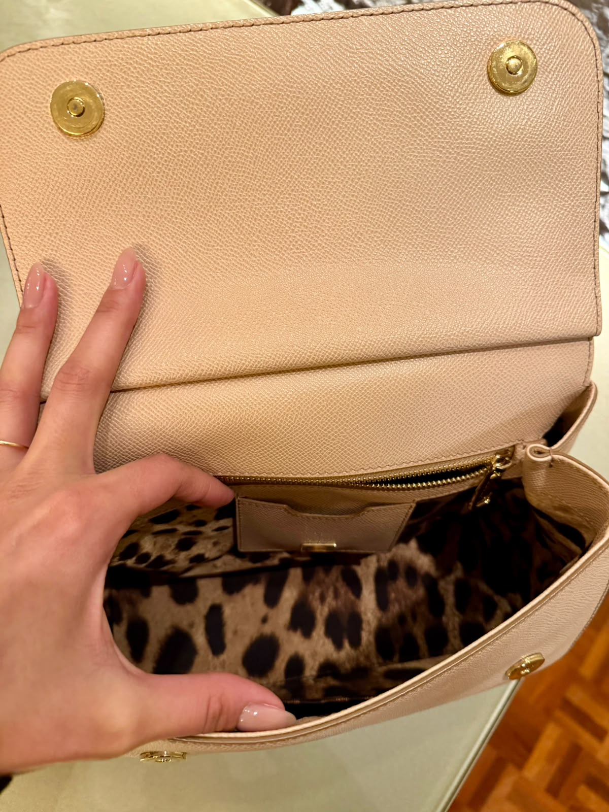 Bolsa Dolce & Gabbana Sicily Média Nude