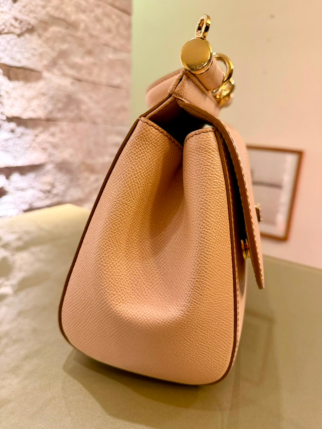 Bolsa Dolce & Gabbana Sicily Média Nude