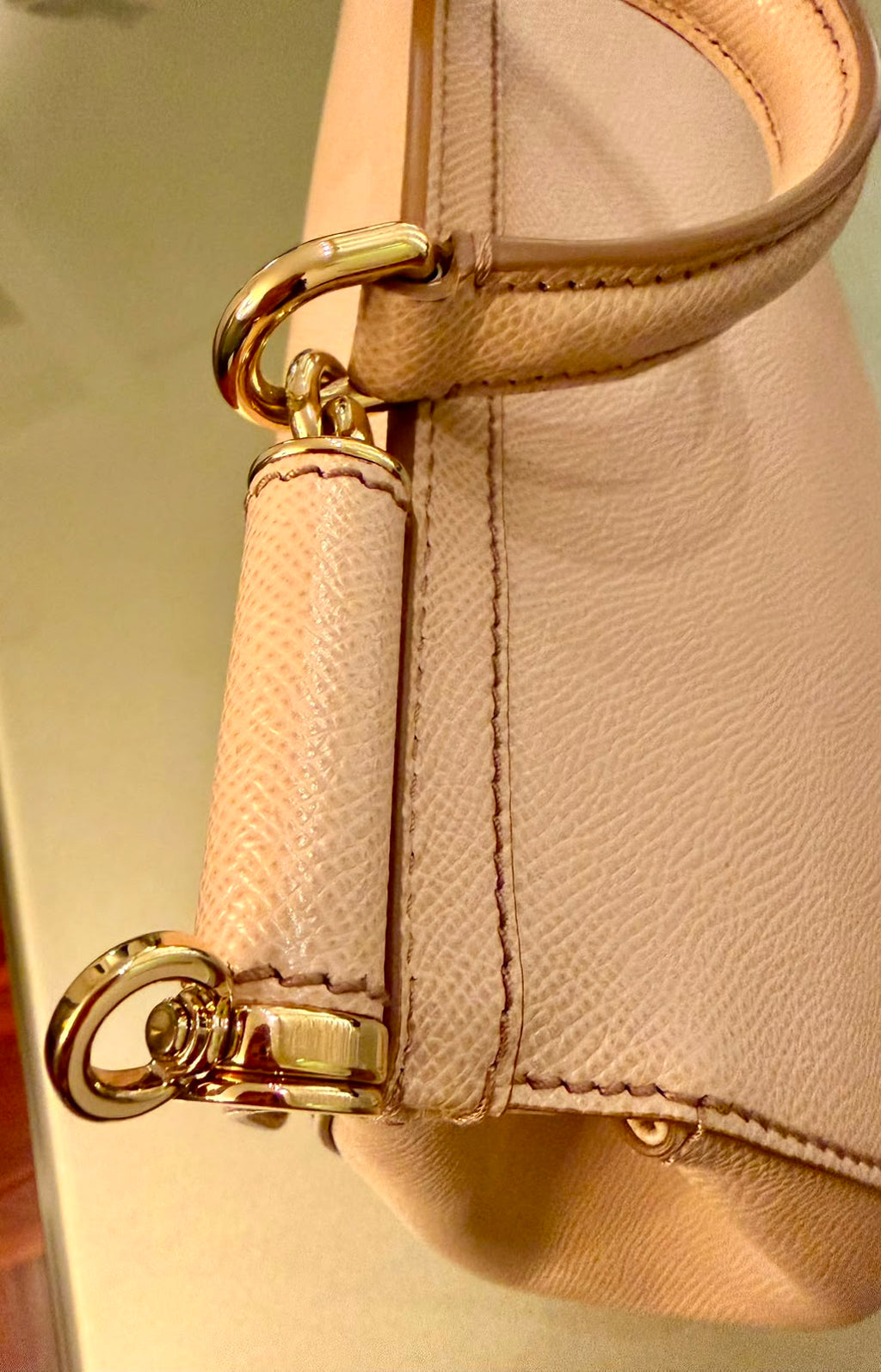 Bolsa Dolce & Gabbana Sicily Média Nude