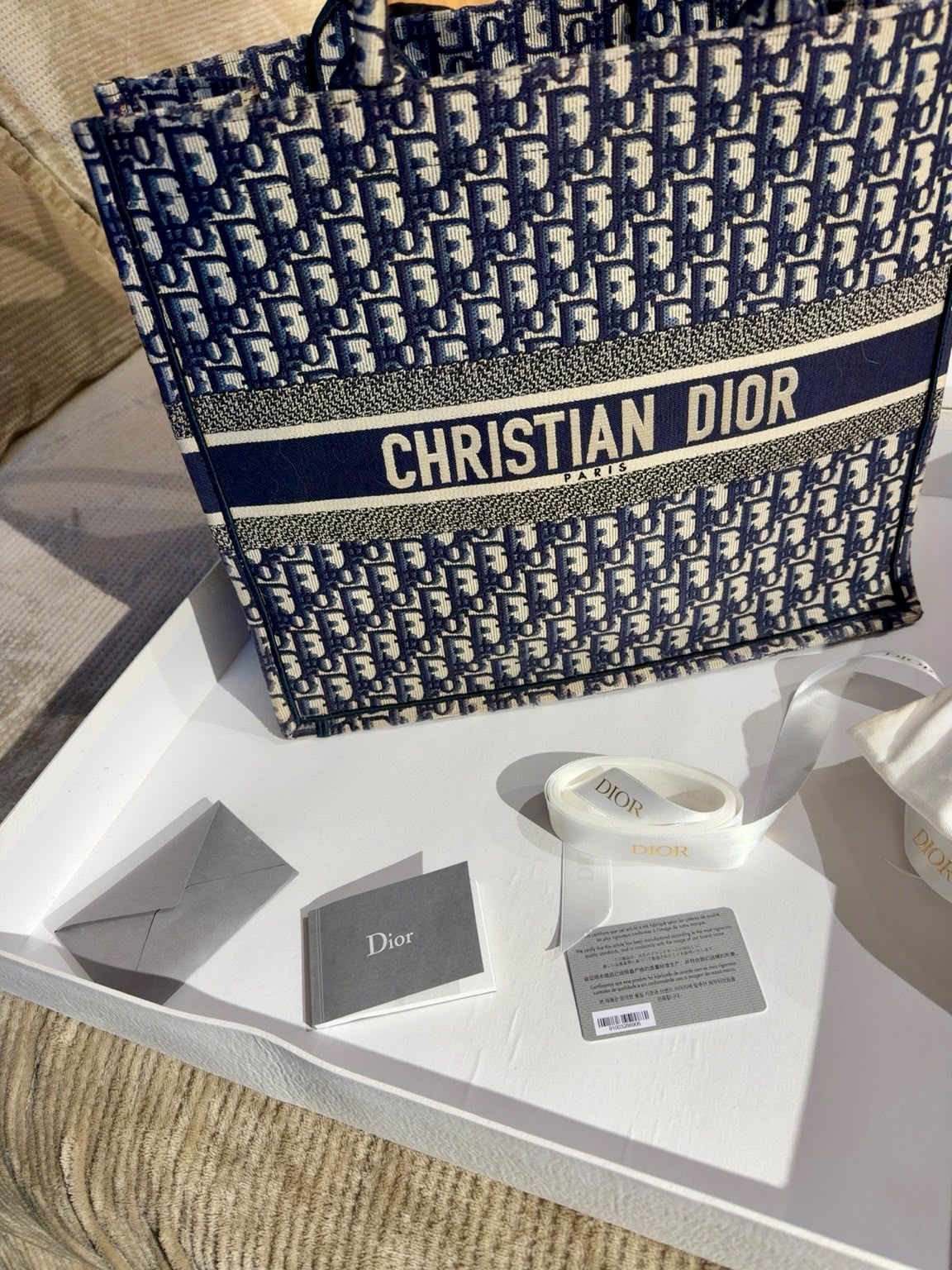 Bolsa Dior Book Tote Large