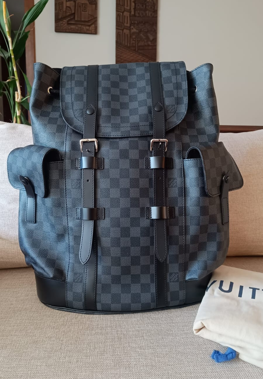 Mochila Masculina Louis Vuitton Christopher MM Mon Monograma