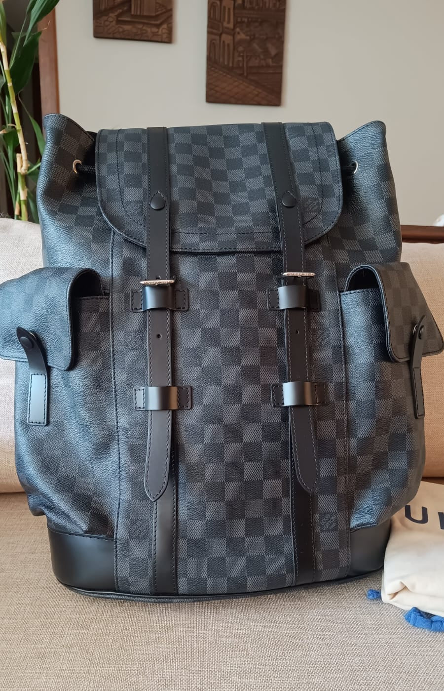 Mochila Masculina Louis Vuitton Christopher MM Mon Monograma