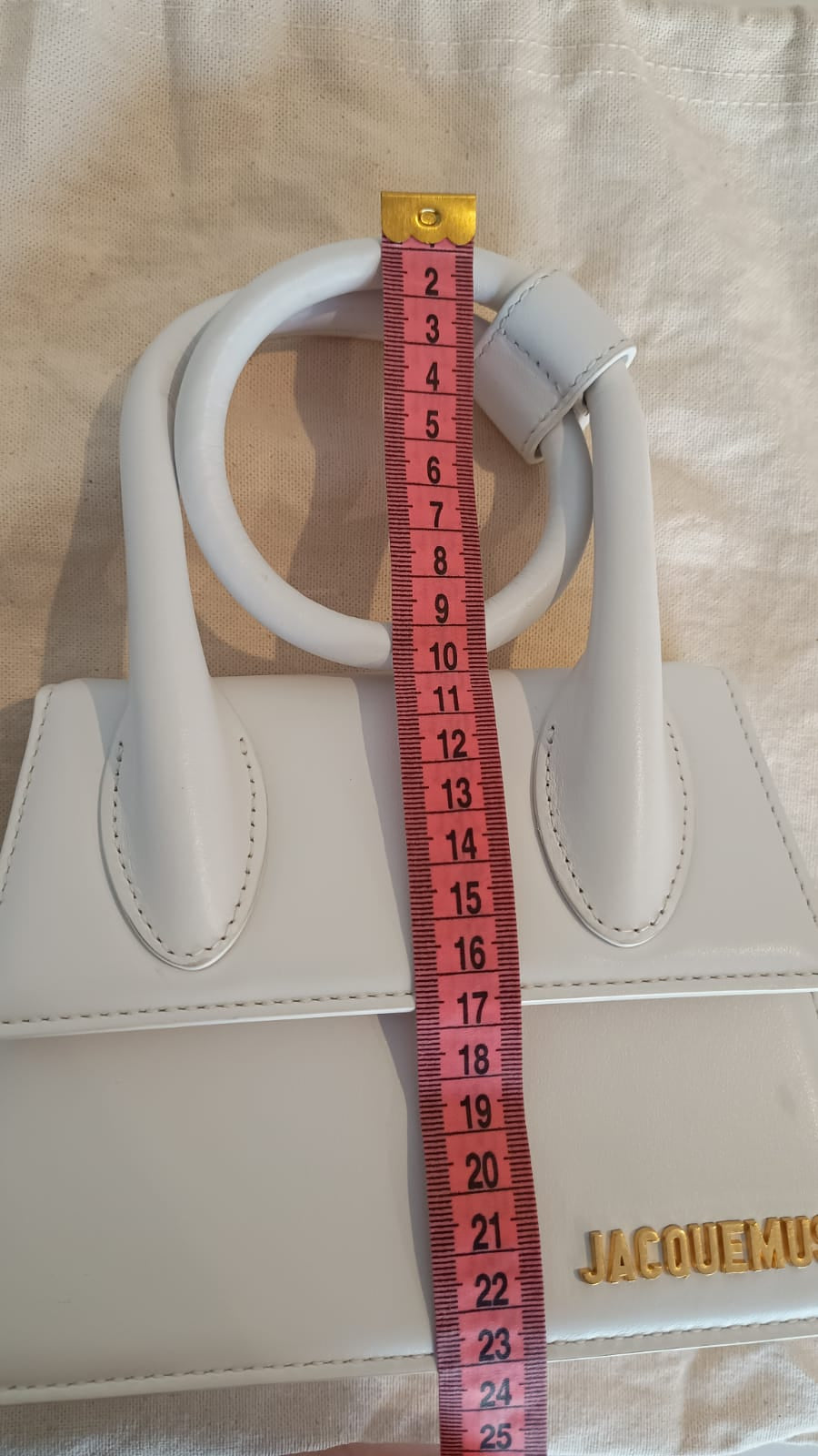Bolsa Jacquemus Le Chiquito Noeud Tote, branca