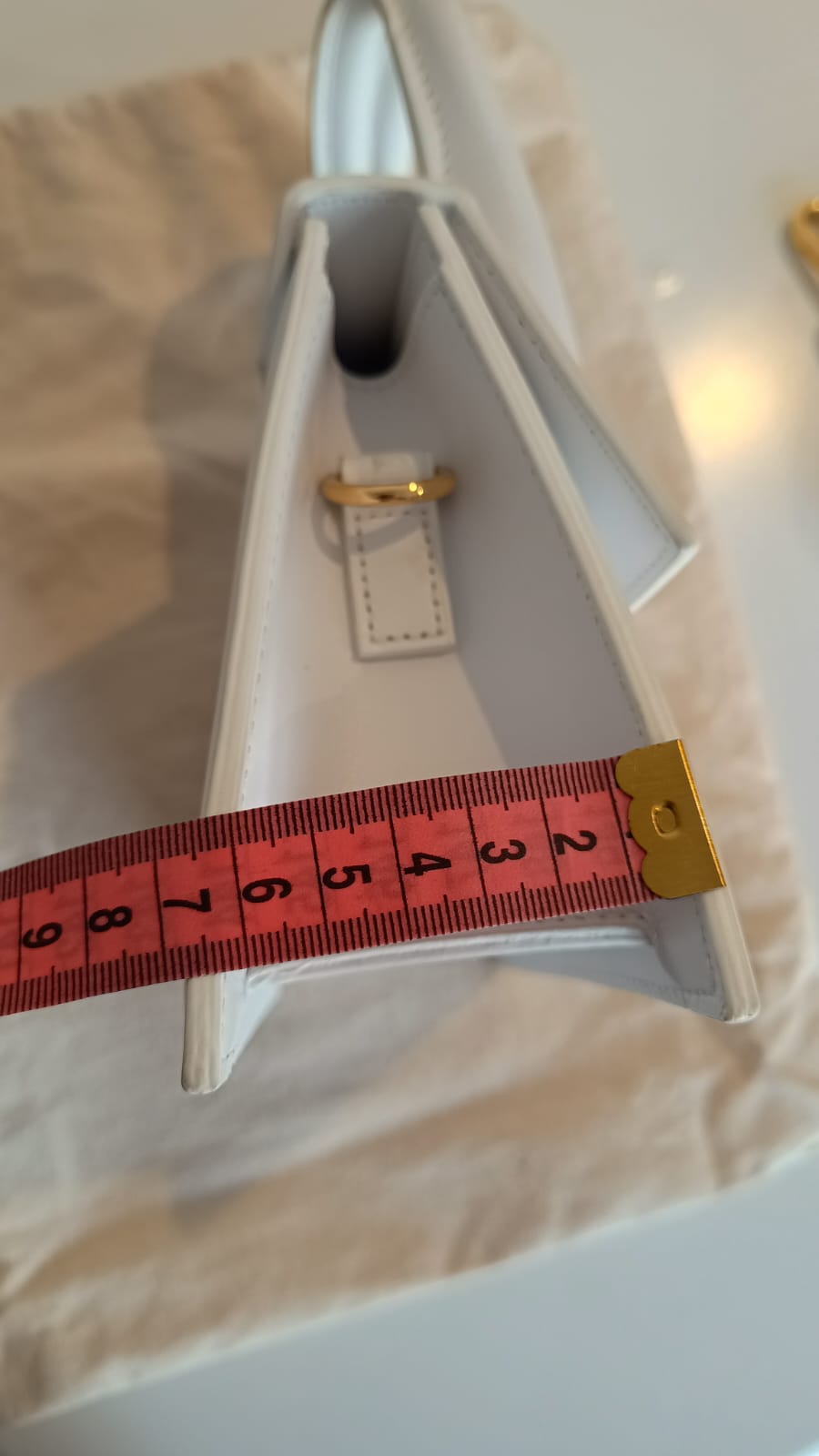 Bolsa Jacquemus Le Chiquito Noeud Tote, branca