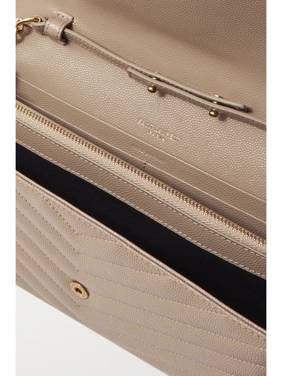 Bolsa YSL Envelope Beige - LUXO INTELIGENTE