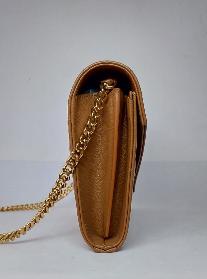 Bolsa YSL Envelope Marrom