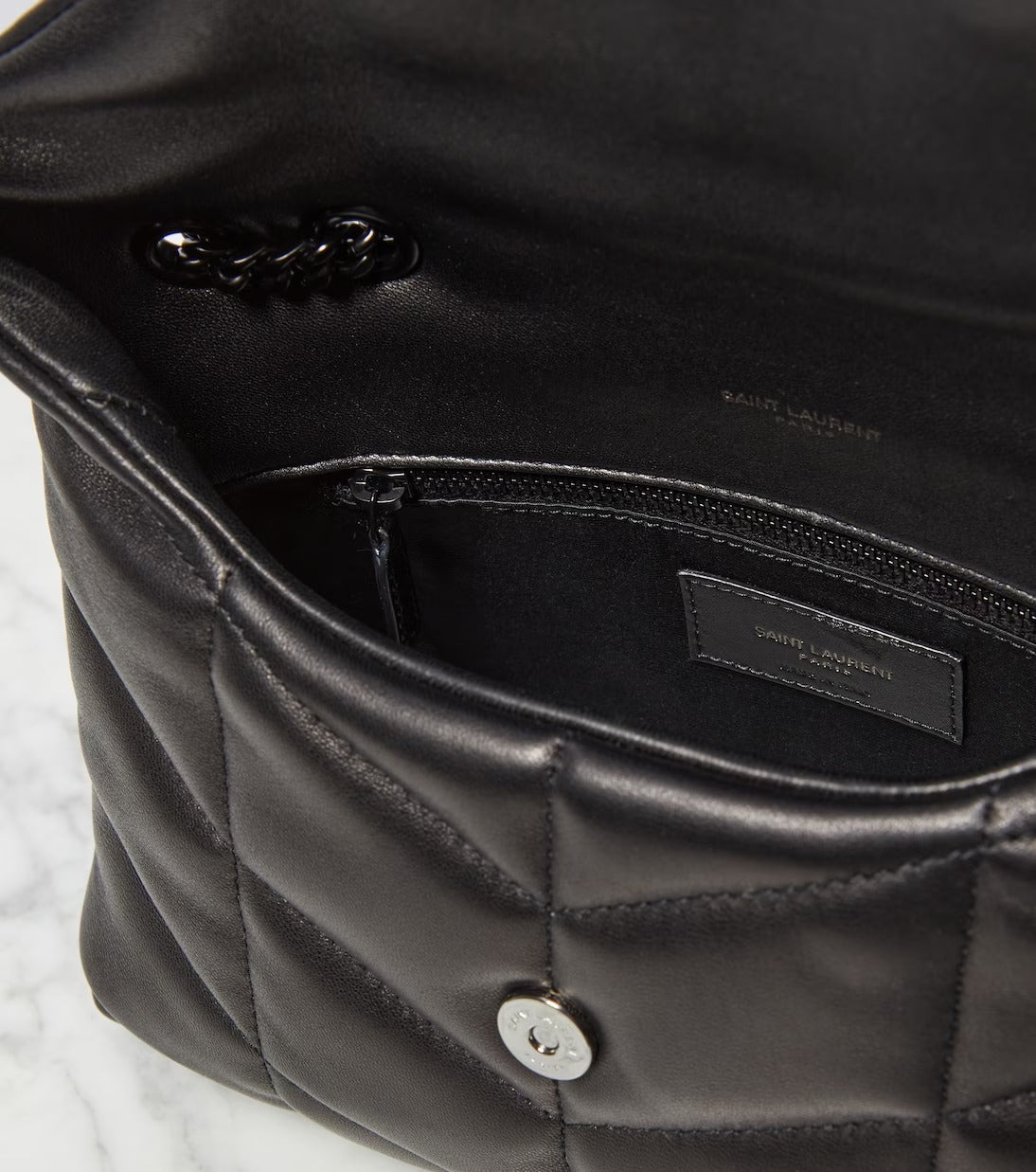 Bolsa YSL Puffer Toy All Black