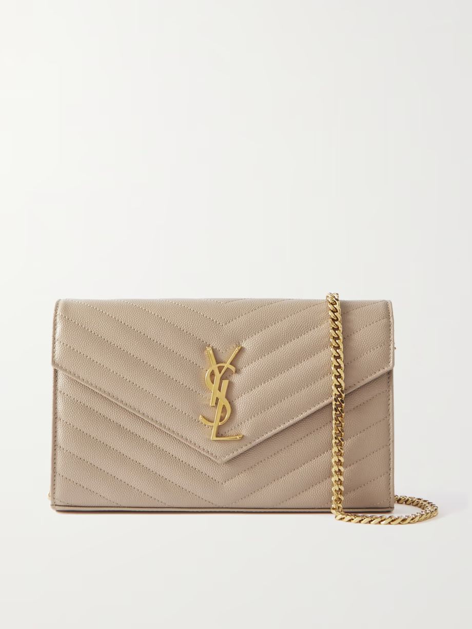 Bolsa YSL Envelope Beige - LUXO INTELIGENTE