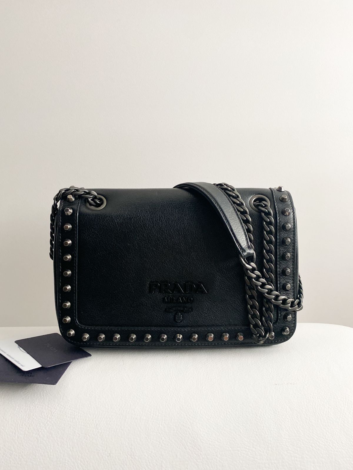Bolsa Prada Pattina Chain - LUXO INTELIGENTE