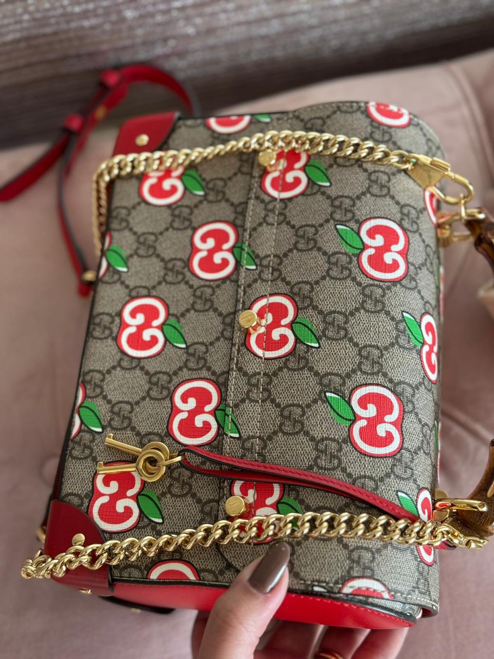 Bolsa Gucci Padlock Bamboo - LUXO INTELIGENTE