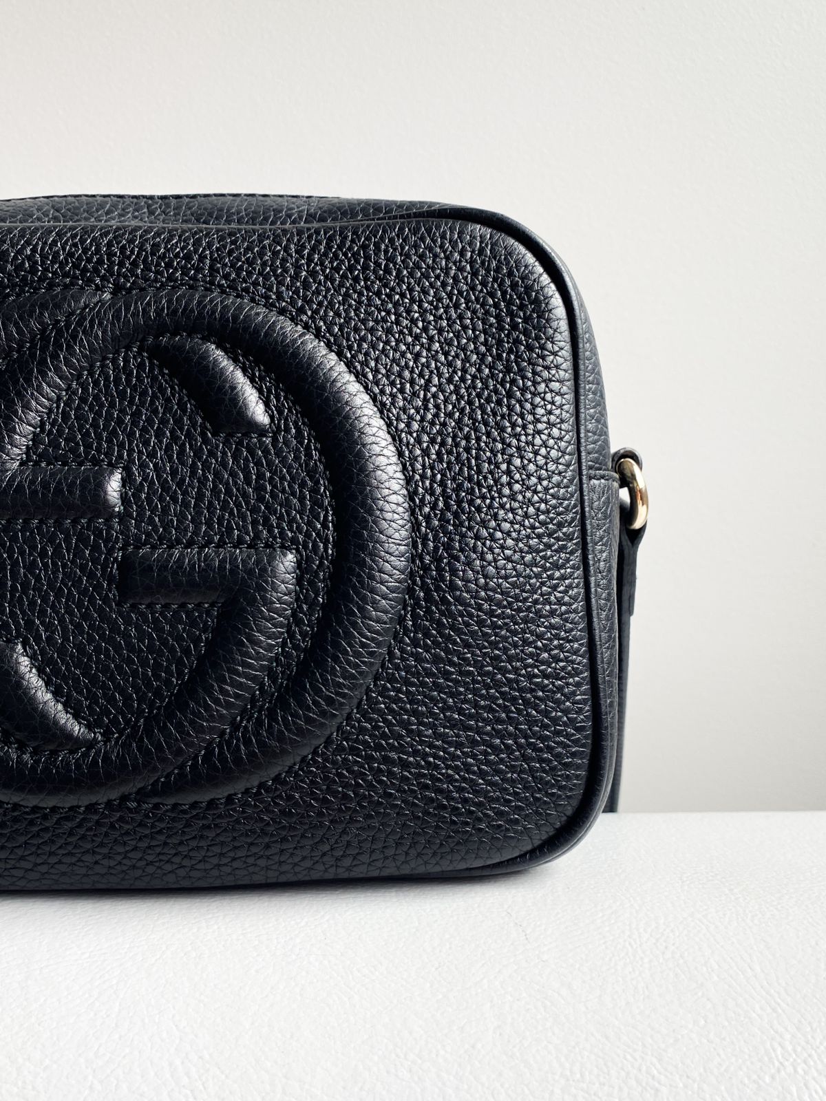 Bolsa Gucci Soho Disco Black - LUXO INTELIGENTE