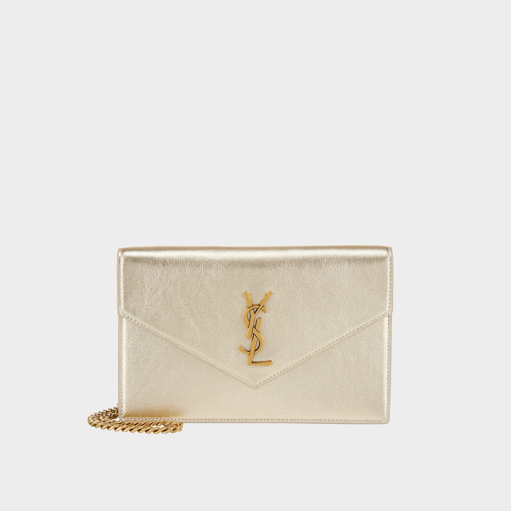 Bolsa YSL Envelope Dourada