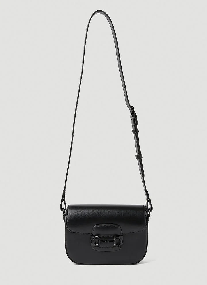 Bolsa Gucci Horsebit 1955 Mini All Black